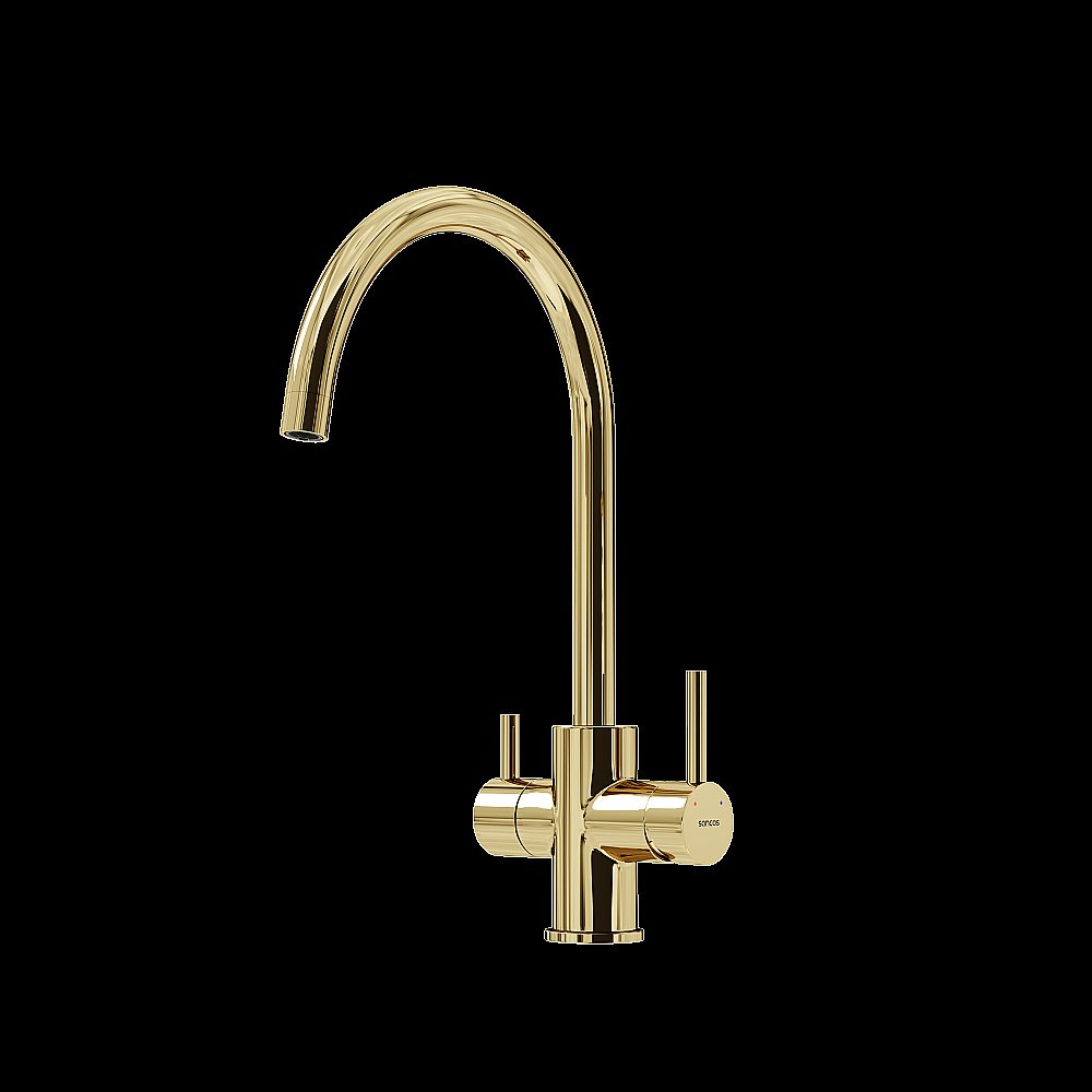Смеситель для кухни Sancos Taper SC4012ZG полированное золото купить в интернет-магазине сантехники Sanbest