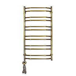 Полотенцесушитель электрический Domoterm Лаура П12 500x985 АБР EL бронза левый купить в интернет-магазине сантехники Sanbest