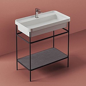 Раковина Artceram Fuori Scala 80,5 TFL035 05 00 *1 белая матовая купить в интернет-магазине Sanbest