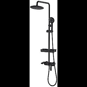 Душевая система Orans Комфорт OLS-7558 черная матовая купить в интернет-магазине сантехники Sanbest