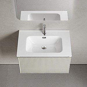 Тумба с раковиной Sancos Snob R 1.0 SNR1.070CE/CN7007 Beige Soft для ванной в интернет-магазине Sanbest
