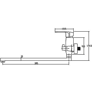Смеситель для ванны Kaiser Guss 68055 купить в интернет-магазине сантехники Sanbest