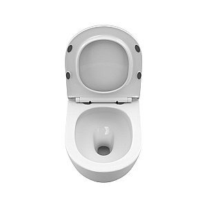 Унитаз подвесной BelBagno UNO-TOR BB5177CH-TOR/SC белый, с крышкой микролифт, безободковый, слив-торнадо купить в интернет-магазине Sanbest