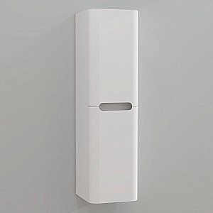 Шкаф-пенал Black&White Universe U925.SC1550 матовый молочный белый для ванной в интернет-магазине сантехники Sanbest