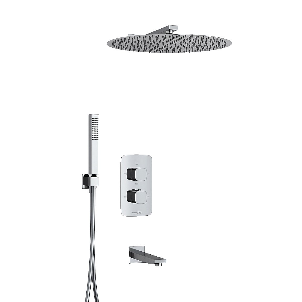 Душевая система WasserKRAFT A178644 Thermo хром купить в интернет-магазине сантехники Sanbest