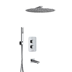 Душевая система WasserKRAFT A178644 Thermo хром купить в интернет-магазине сантехники Sanbest