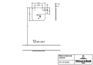 Зеркало Villeroy&Boch More to See Lite A4626000 60x60 в ванную от интернет-магазине сантехники Sanbest