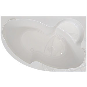 Ванна акриловая TIMO LINNA149R-SET 149х60 с каркасом и экраном, белая, правосторонняя купить в интернет-магазине сантехники Sanbest
