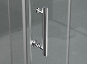 Душевой уголок Ambassador Kingston 14011102 90x90 стекло прозрачное/профиль хром купить в интернет-магазине Sanbest