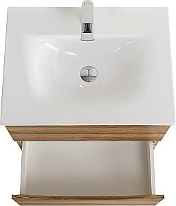 Тумба с раковиной BelBagno MARINO-CER-N-600-2C-SO-RR-P Rovere Rustico для ванной в интернет-магазине Sanbest