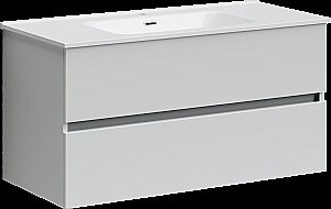 Тумба с раковиной Sancos Urban UR100W белый глянец для ванной в интернет-магазине Sanbest