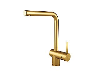 Смеситель для кухни Paulmark Spring Sp212067-LG светлое золото купить в интернет-магазине сантехники Sanbest