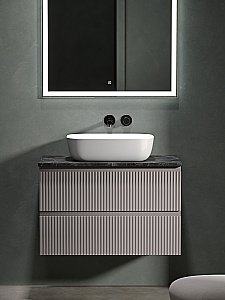 Тумба с раковиной Sancos SNOB R 80 со столешницей, Doha Soft для ванной в интернет-магазине Sanbest