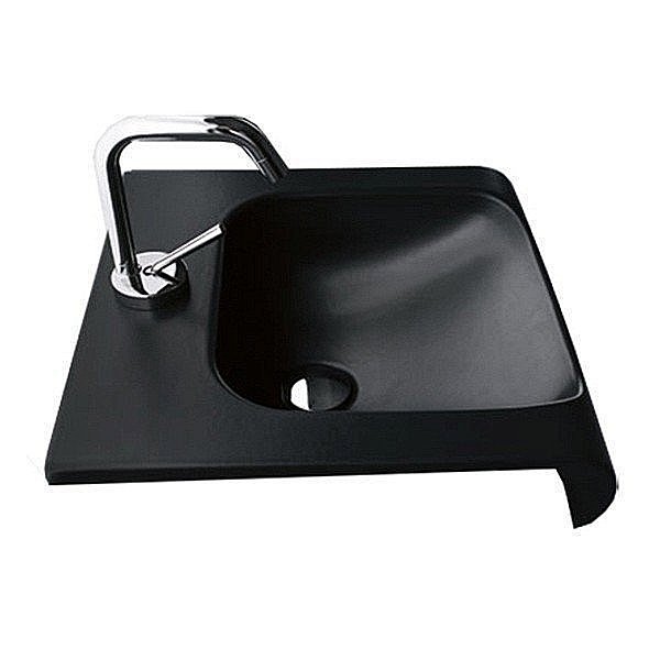 Раковина Kerasan Inka Project 40  341131*1 черная матовая купить в интернет-магазине Sanbest