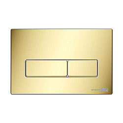 Кнопка для инсталяции WasserKraft PG03 золото глянцевое купить в интернет-магазине сантехники Sanbest