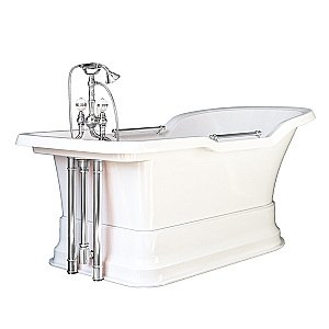 Ванна Migliore Impero Podium 25812 180х87 белая,хром купить в интернет-магазине Sanbest