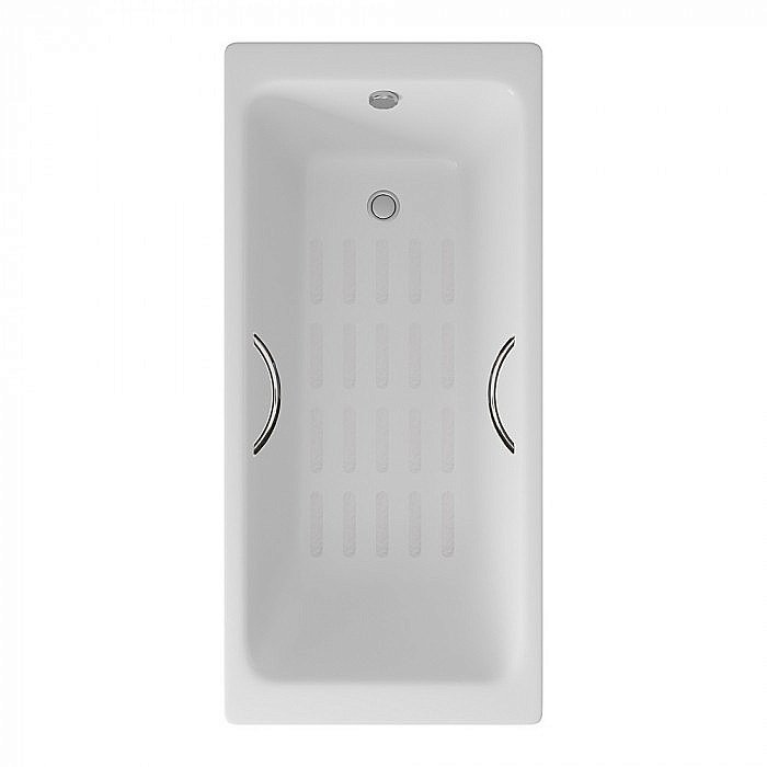 Ванна чугунная Delice PARALLEL Comfort DLR220506R-AS 180x80 белая с ручками купить в интернет-магазине Sanbest