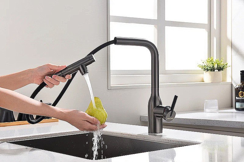 Смеситель для кухни Paulmark Viper Vi213105-GM беретта купить в интернет-магазине сантехники Sanbest