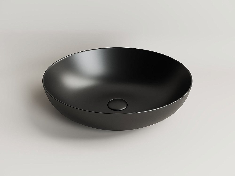 Раковина накладная Ceramica Nova Element CN6017MB черная матовая купить в интернет-магазине Sanbest