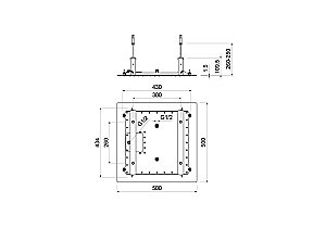 Верхний душ Aquatek AQ2082MB черный матовый купить в интернет-магазине сантехники Sanbest