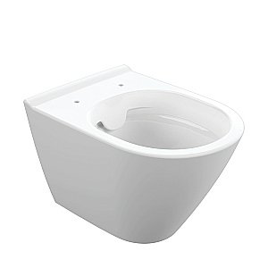 Унитаз подвесной Cersanit City OVAL Clean On DPL EO slim с крышкой микролифт, безободковый купить в интернет-магазине Sanbest