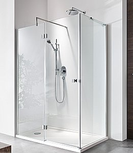 Душевой уголок Roca Metropolis 140х80 хром купить в интернет-магазине Sanbest