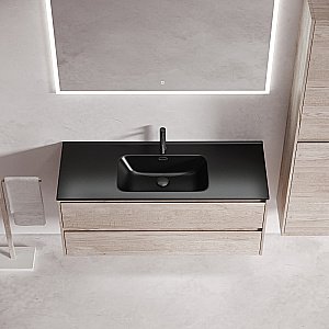 Тумба с раковиной Sancos Libra 120 LB120-1EG дуб галифакс натуральный для ванной в интернет-магазине Sanbest