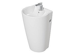 Раковина напольная Laguraty 2020B белая купить в интернет-магазине Sanbest