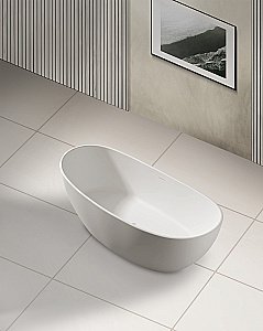 Ванна Abber Stein 180x85 AS9615-1.8 белая матовая купить в интернет-магазине Sanbest