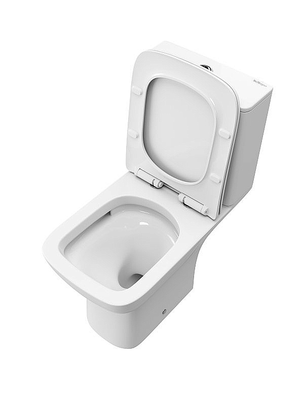 Унитаз-компакт BelBagno ROMANO-TOR BB2803CP/T-TOR/SC белый, с крышкой микролифт, с бачком, безободковый, слив-торнадо купить в интернет-магазине Sanbest