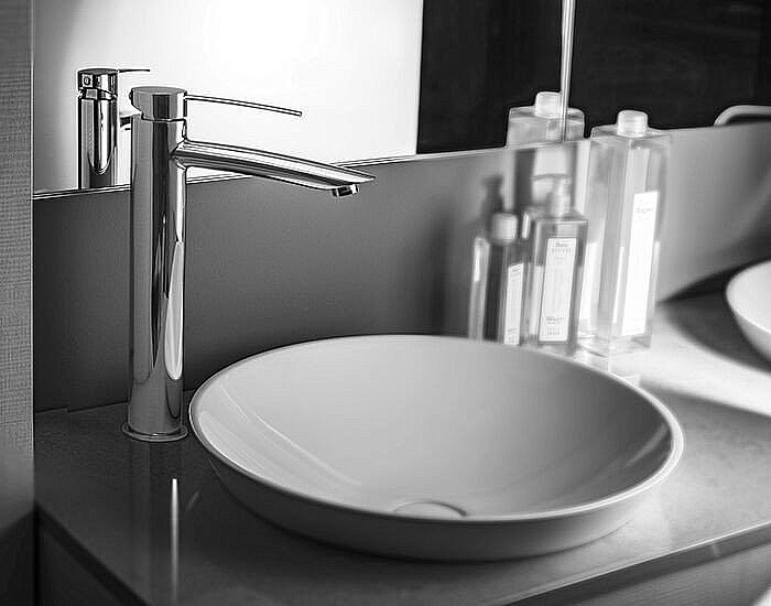 Смеситель для раковины Paffoni Berry BR081CR купить в интернет-магазине сантехники Sanbest