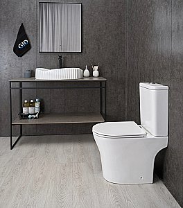 Раковина накладная Gid Creativo 60 888s 51223 белая купить в интернет-магазине Sanbest