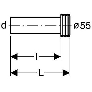 Отвод Geberit 152.434.16.1 купить в интернет-магазине сантехники Sanbest
