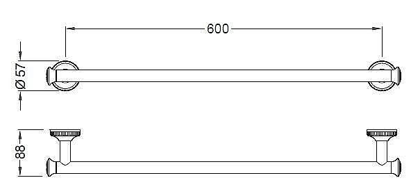 Полотенцедержатель Schein SUPERIOR 7066037 хром/Swarovski купить в интернет-магазине сантехники Sanbest