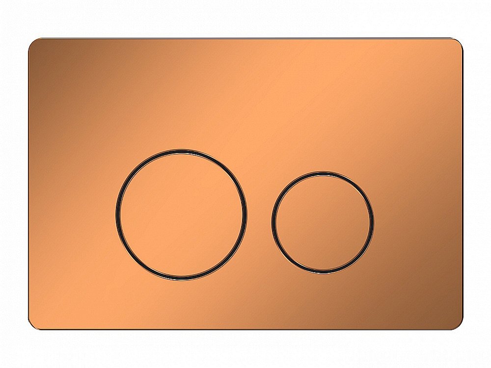 Кнопка для инсталляции CeruttiSpa CR04RG розовое золото купить в интернет-магазине сантехники Sanbest