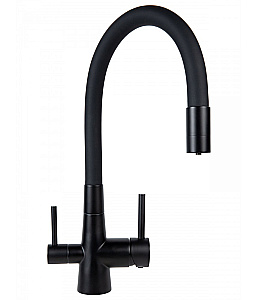 Смеситель для кухни Agger Elegant A3230344 черный матовый купить в интернет-магазине сантехники Sanbest