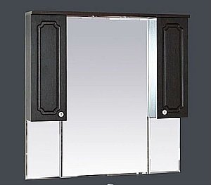 Зеркало со шкафом Misty Александра 105 Венге в ванную от интернет-магазине сантехники Sanbest