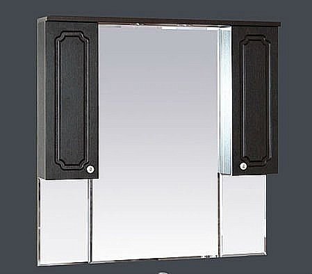 Зеркало со шкафом Misty Александра 105 Венге в ванную от интернет-магазине сантехники Sanbest