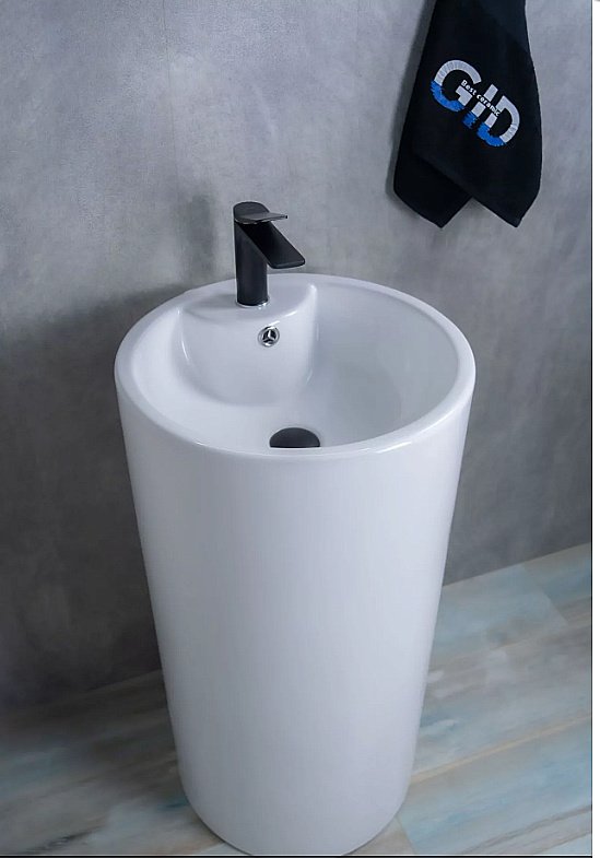 Раковина напольная Gid Autonomo 46 Nb135 81102 белая купить в интернет-магазине Sanbest