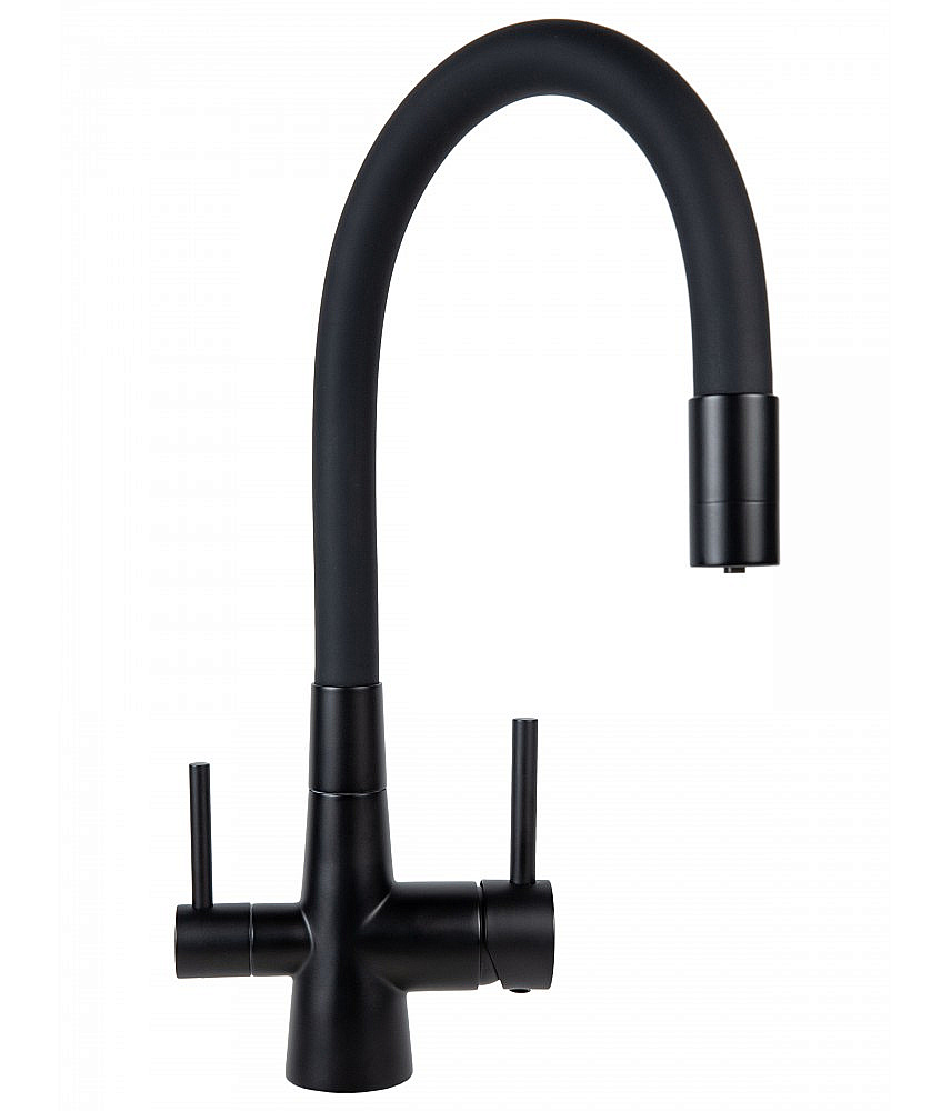 Смеситель для кухни Agger Elegant A3230344 черный матовый купить в интернет-магазине сантехники Sanbest