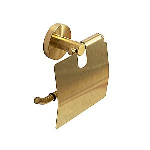 Держатель для туалетной бумаги Cezares RELAX-PH-BORO брашированное золото купить в интернет-магазине сантехники Sanbest