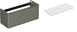 Тумба с раковиной и столешницей Allen Brau Gravity 120 1.370015.CGM олива матовая для ванной в интернет-магазине Sanbest