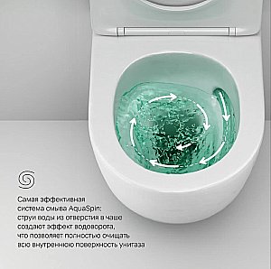 Унитаз подвесной AM.PM Like C801900SC белый, безободковый купить в интернет-магазине Sanbest