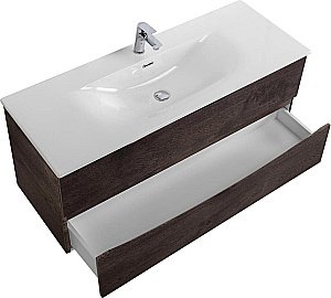 Тумба с раковиной BelBagno MARINO-CER-N-1200-2C-SO-RNG-P Rovere Nature Grigio для ванной в интернет-магазине Sanbest