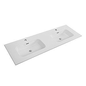 Тумба с раковиной Cezares DUET-N 140 DUET-N-1400-4C-SO-2-BL+CZR-8095-140-2 Bianco Lucido для ванной в интернет-магазине Sanbest