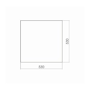 Зеркало LORANTO Квадрат 00000000719 53х53 фацет в ванную от интернет-магазине сантехники Sanbest