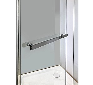 Душевой уголок CeruttiSpa Chika 100x100 CHIKA ZP101T стекло прозрачное/профиль хром купить в интернет-магазине Sanbest