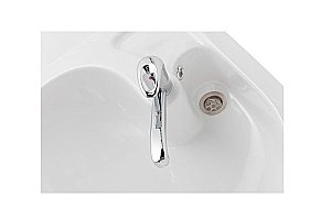 Раковина на стиральную машину Кувшинка Болеро 64 белая купить в интернет-магазине Sanbest