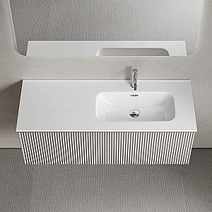 Тумба с раковиной Sancos Snob R 1.0 SNR1.0120LSM/SNR1.0120RSM Doha Soft для ванной в интернет-магазине Sanbest