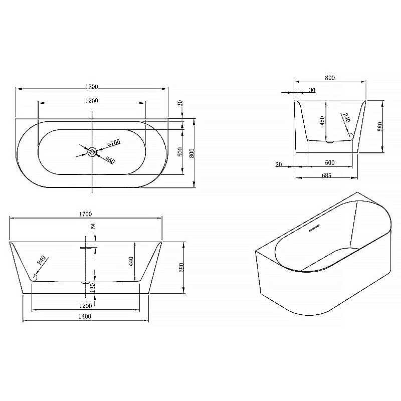Инсталляция для унитаза Azario AZ-8010-1000 купить в интернет-магазине сантехники Sanbest